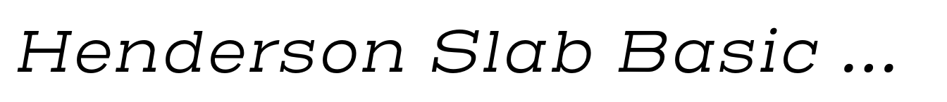 Henderson Slab Basic Light Italic image